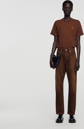 Sandro Regular washed-effect jeans