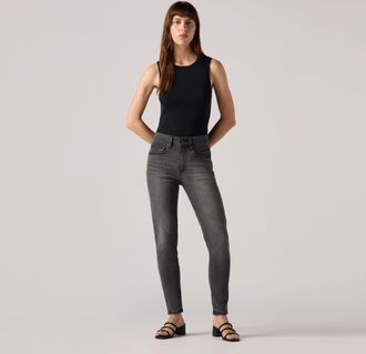 Levi's 721 High Rise Skinny Jeans - Womens - 25X30 - Black