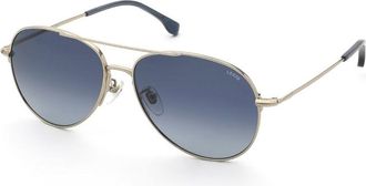 Lozza SL2444 Gubbio 7 08FF Mens Sunglasses Gold Size 60