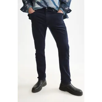 Scotch & Soda Ralston Stretch Cotton Corduroy Pants in Sky Captain at Nordstrom, Size 36 X 32