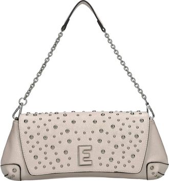 Ermanno Scervino Sequined Flap Schoudertas - Dames - Schoudertassen - Beige - ONE Size - Leer - Tassen