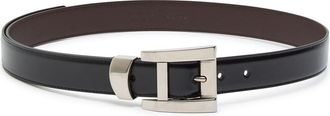 Versace Glossed Leather Belt - Black - 90 (UK 14 / XL)