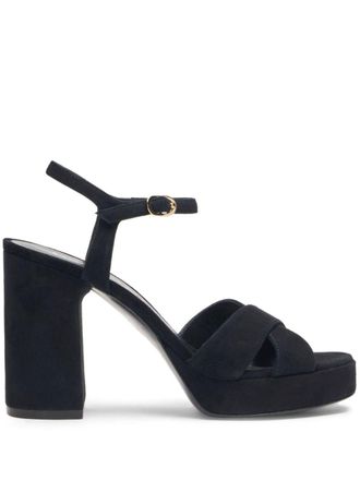 Stuart Weitzman 90mm Dyana platform sandals - Black