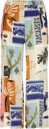 Max Mara Pantaloni con stampa geometrica - Toni neutri