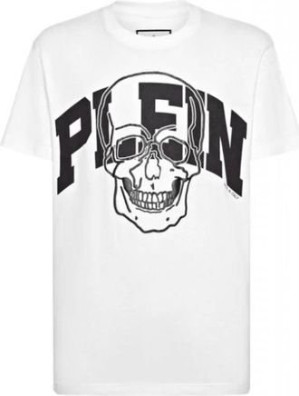 Philipp Plein Uomo, Top, Bianco, M, new