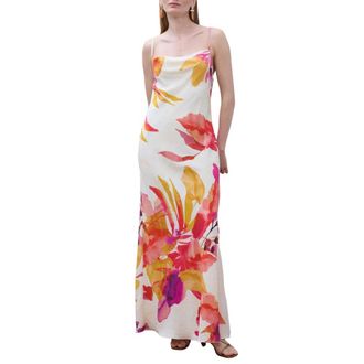 Lola Casademunt Thin-strap floral maxi dress - female - Lola Casademunt - Maxi Dresses - Multicolor - S - Dresses