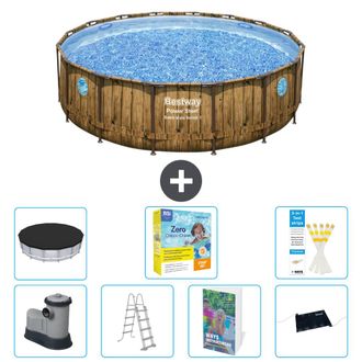 Bestway Piscina Bestway Power Steel Redonda - 488x122 Cm - 8-piezas S582
