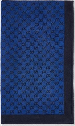 Gucci GG Cotton Terrycloth Towel, Blue