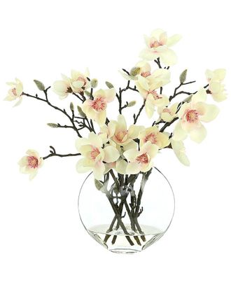Creative Displays Inc. Pink/White Butterfly Magnolia Floral Arrangement