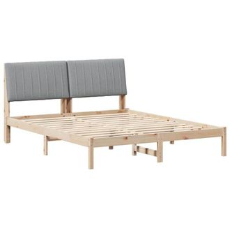 vidaXL Estructura De Cama Marr&oacute;n 150 X 200 Cm Madera De Pino Macizo Vidaxl