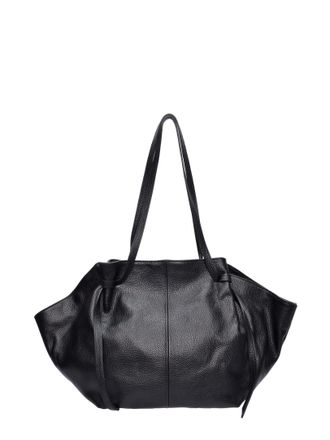 Roberta M Zwart Rundleer Tas