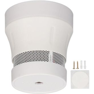 OEM Detector De Humo Wi-fi Blanco Compatible Con La Aplicaci&oacute;n Tuya, Alarma De Incendios Inteligente Inal&aacute;mbrica Para El Hogar -crezuo