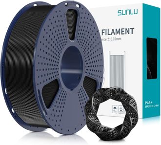 OEM Filamento Pla+ Da 1,75 Mm Per Stampanti 3d, Elevata Resistenza, Peso Netto 1 Kg, Precisione Dimensionale &plusmn;0,02 Mm, Nero