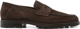 Santoni Suede Loafers