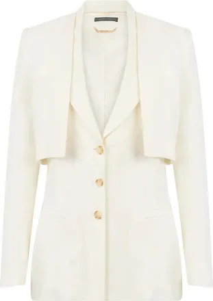 Alberta Ferretti Donna, Giacche, Bianco, M, new