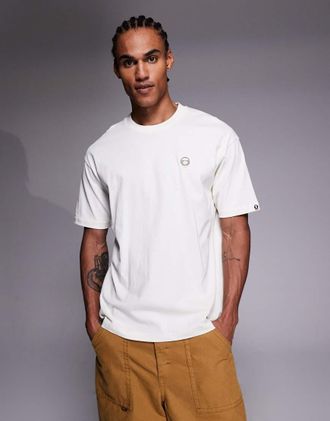 Aape By A Bathing Ape AAPE By A Bathing Ape - Now - T-shirt bianco sporco