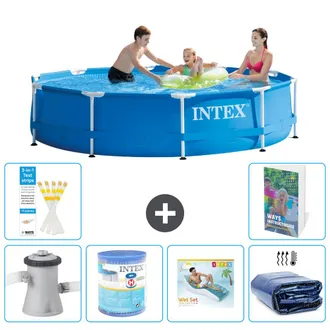 Intex Piscina Con Estructura Redonda - 305x76 Cm - 7-piezas S347
