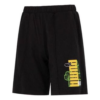 Puma Logo Nature Shorts Black 538777-01