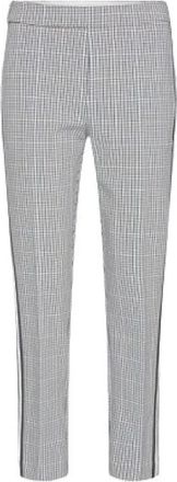 Tommy Hilfiger Geruite Chinos - Dames - Chinos - Grijs - 2XS - Polyester - Broeken