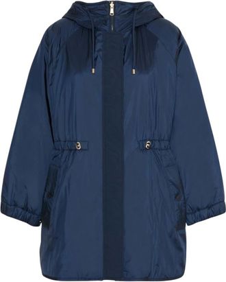 Max Mara Parka midi reversible - Coats - Mujer - Azul - 3XS