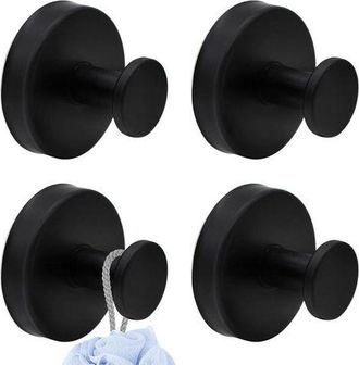 OEM Juego De 4 Ganchos De Ba&ntilde;o Con Ventosa, Capacidad De 5 Kg, Reutilizables, No Requieren Taladrar, Ganchos De Pared, Resistentes Y Multifuncionales, Ade