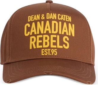 Dsquared2 Cappello da baseball Rebels - Marrone