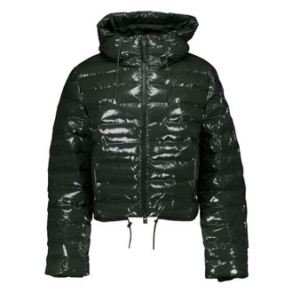 Rains Winter Jackets, female, Green, XL, Lohja Short Puffer Jacket W3T2