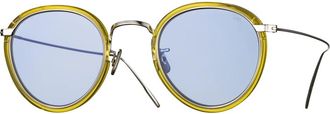 Eyevan 7285 717E Zonnebril - unisex - Zonnebrillen - Groen - 46 MM - Accessoires