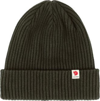 Fjällräven Ribbed Performance Beanie in Deep Forest at Nordstrom