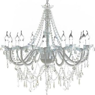 vidaXL Chandelier with 1600 Crystals Vidaxl