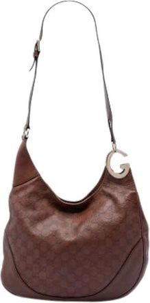 Gucci Pre-owned Shoulder Bags, female, Brown, Size: ONE SIZE Pre-owned Charlotte Crossbody Bag
