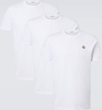 Moncler T-shirt in jersey di cotone con logo