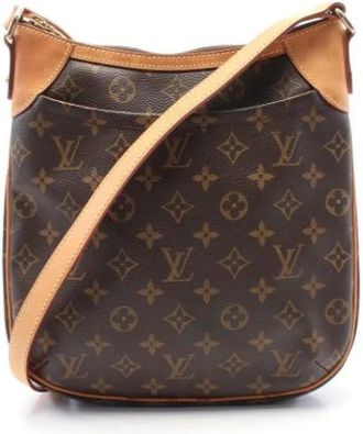 Louis Vuitton Pre-owned Cross Body Bags, female, Brown, Size: ONE SIZE Pre-owned Canvas shoulder-bags