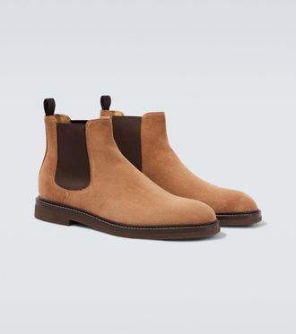 Brunello Cucinelli Botines chelsea de ante