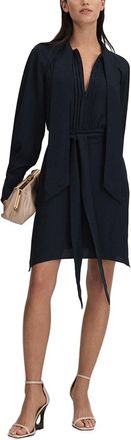 Reiss Ellie Plain Belted Flippy Dress