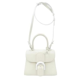 Delvaux Pre-owned BOX Calf mini bag - Dames - Pre-owned - Beige - Maat: ONE Size Leer