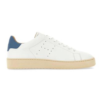Hogan Sneakers, male, White, 8 UK, White Trainers with Perforated H Detail