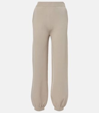 Max Mara Tirreno crêpe wide-leg pants