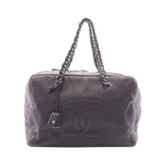 Chanel Pre-owned Luxe Lijn Lederen Handtas - Dames - Pre-owned - Bruin - Maat: ONE Size Leer