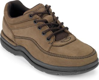 Rockport Mens World Tour Classic Lace Up Shoes In Chocolate