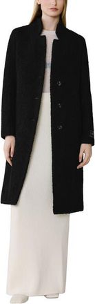 Soia & Kyo Diane Wool Blend Bouclé Coat in Black at Nordstrom, Size Xx-Small