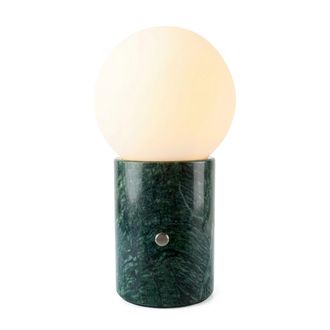 Brightech Kai Table Lamp - Green Marble