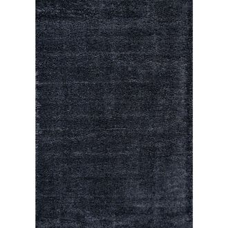 Jonathan Y Designs Groovy Solid Shag Area Rug in Deep Sea at Nordstrom, Size 2Ft 0In X 8Ft 0In