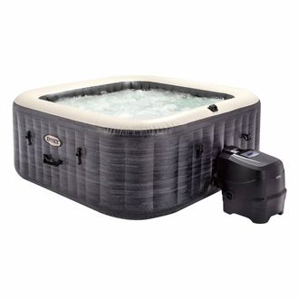 Intex Greystone Deluxe Spa Gris 175x175 Cm 4 Personas