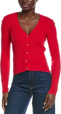 Autumn Cashmere Pointelle Cardigan