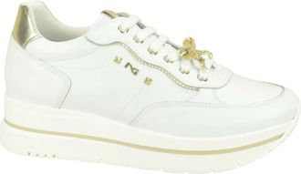 Nero Giardini Runner Garden Style Schoenen - Dames - Sneakers - Wit - 41 EU - Leer - Schoenen
