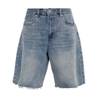 Gestuz Dames, Korte broeken, Blauw, Maat: W28 Denim