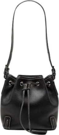 Burberry Pre-owned Bucket Bag - Dames - Vintage Tas - Zwart - ONE Size - Leer - Vintage