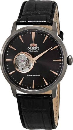 Orient Open Heart Automatic Black Dial Mens Watch FAG02001B0