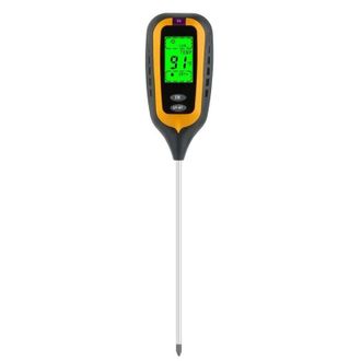 OEM Medidor De Ph Del Suelo 4 En 1, Medidor De Temperatura Y Humedad Del Suelo, Comprobador De Ph Con Energ&iacute;a Solar Para Plantas Y Flores De Jard&iacute;n, Panta